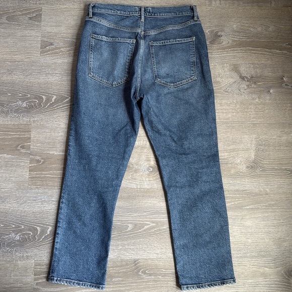 AGOLDE Riley High Rise Straight Crop in Transfer 29 - Picture 3 of 12